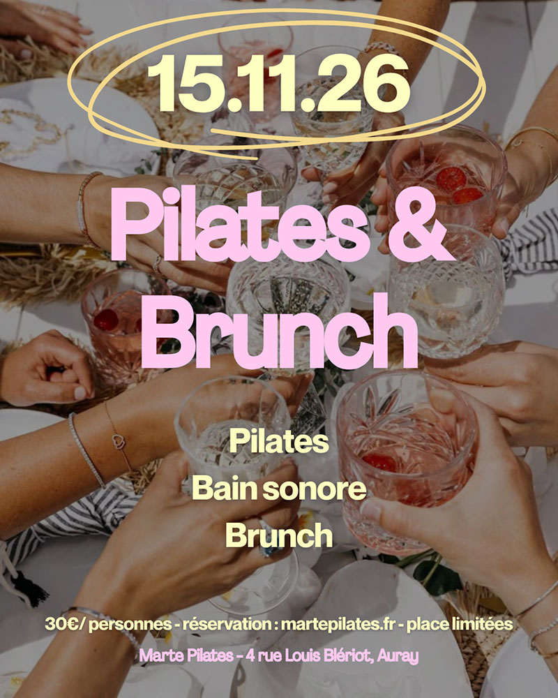 Atelier Pilates et brunch au studio Marte Pilates à Auray